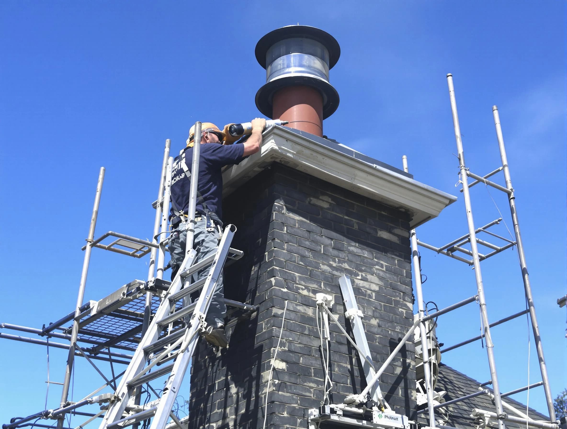 Sturdy chimney crown finished by Forest Hills Chimney Sweep in Forest Hills, PA
