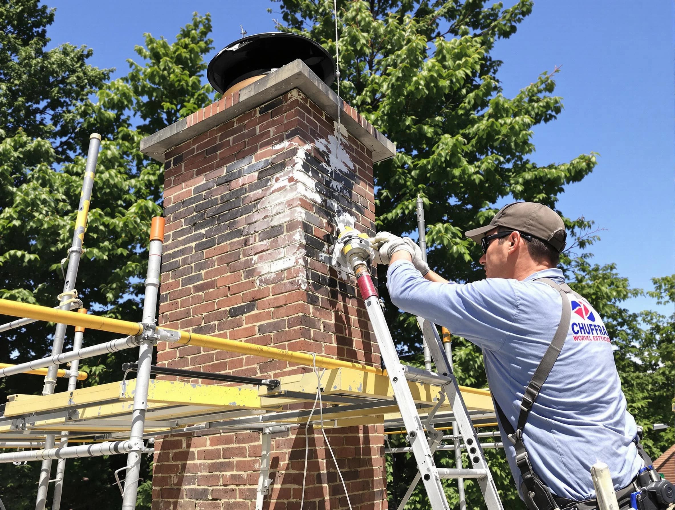 Structural chimney repair by Forest Hills Chimney Sweep in Forest Hills, PA