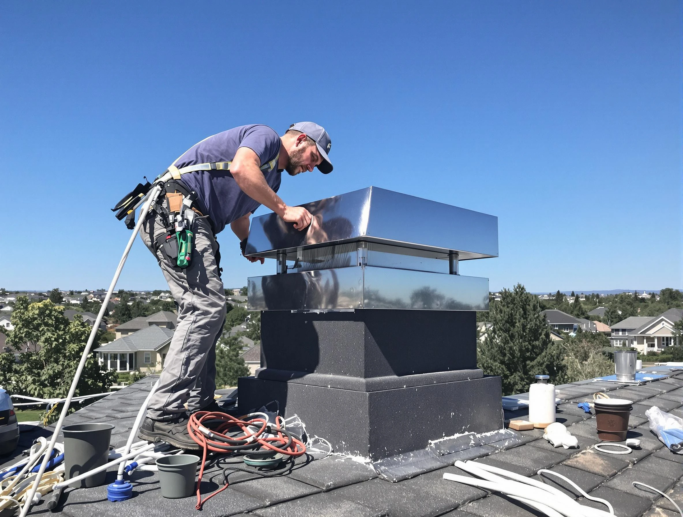 Chimney Cap Services in Forest Hills