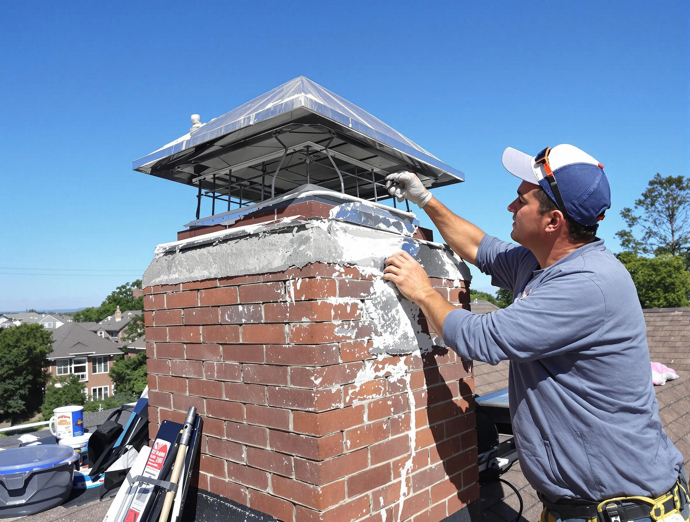Chimney Crown Services in Forest Hills
