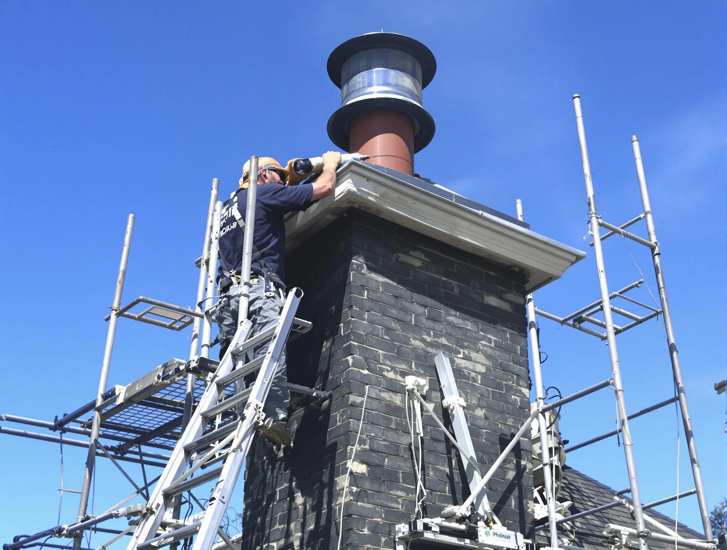 Sturdy chimney crown finished by Forest Hills Chimney Sweep in Forest Hills, PA