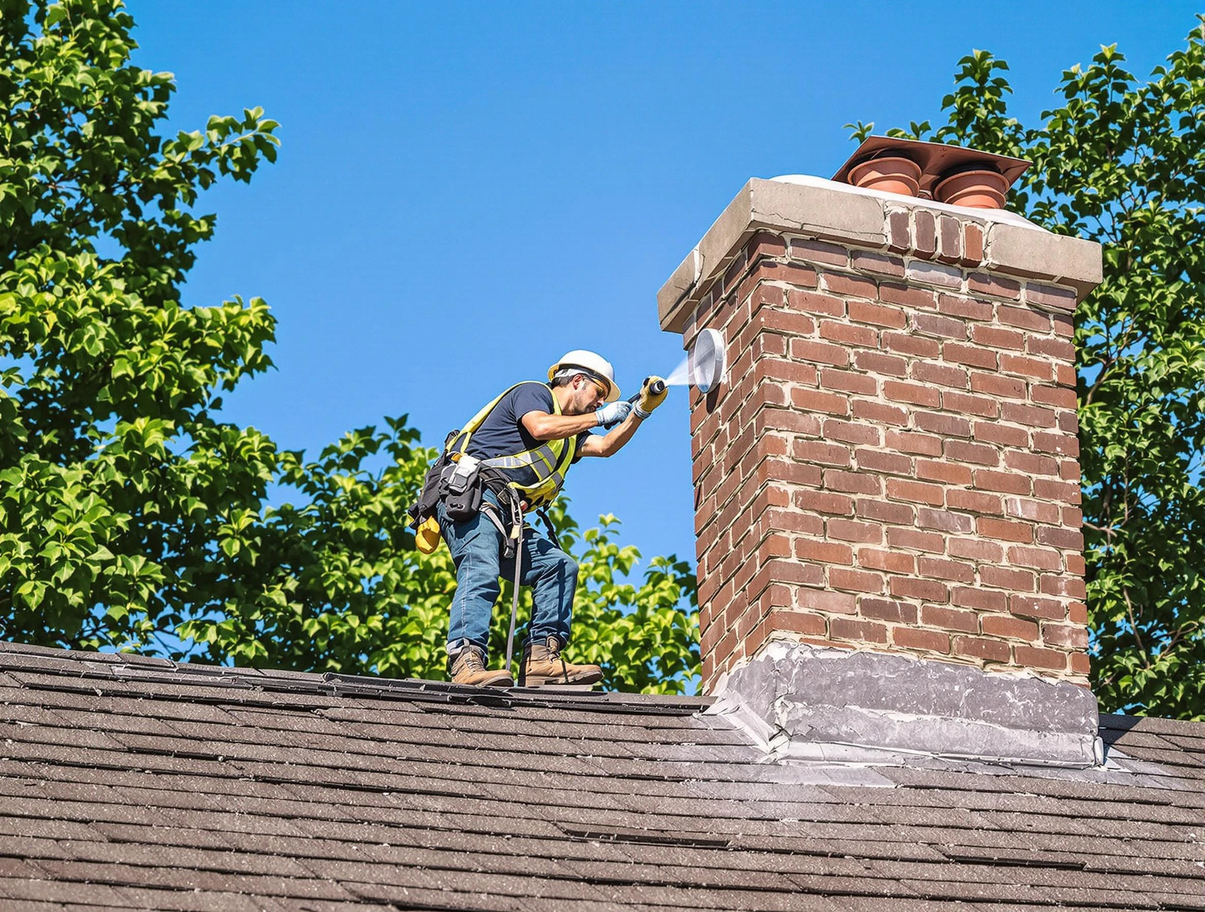 Forest Hills Chimney Sweep performing an inspection with advanced tools in Forest Hills, PA